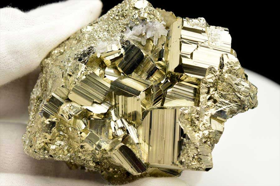 ペルー産　ワンサラ　パイライト　原石　クラスター　黄鉄鉱　Huanzala Huallanca Pyrite　天然石　パワーストーン