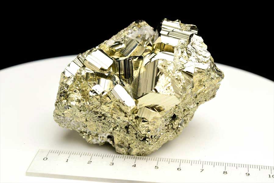 ペルー産　ワンサラ　パイライト　原石　クラスター　黄鉄鉱　Huanzala Huallanca Pyrite　天然石　パワーストーン