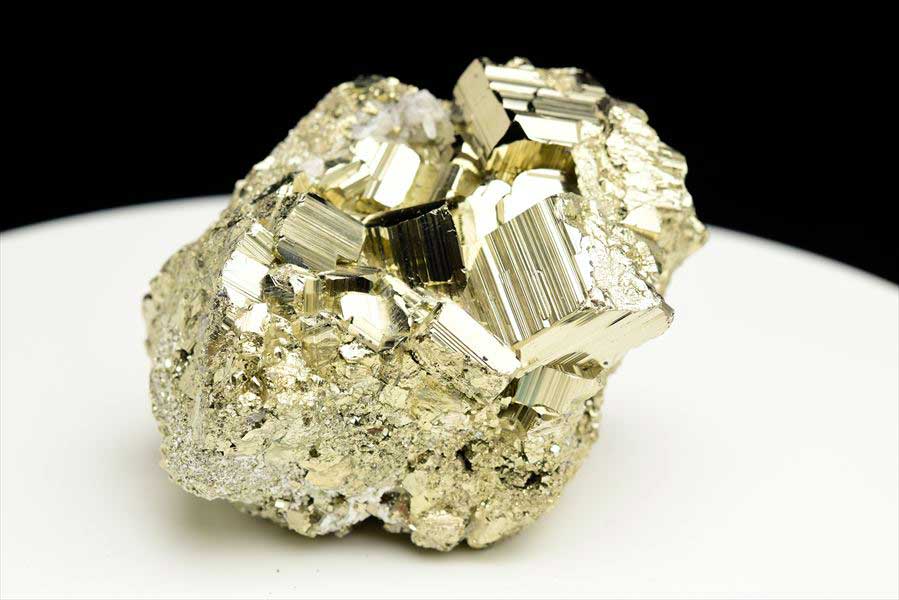 ペルー産　ワンサラ　パイライト　原石　クラスター　黄鉄鉱　Huanzala Huallanca Pyrite　天然石　パワーストーン