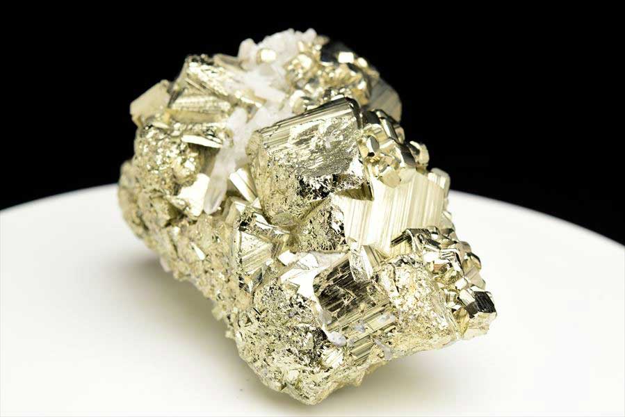 ペルー産　ワンサラ　パイライト　原石　クラスター　黄鉄鉱　Huanzala Huallanca Pyrite　天然石　パワーストーン