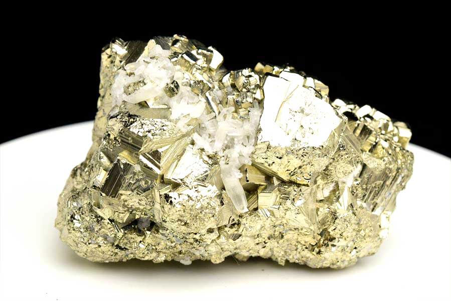 ペルー産　ワンサラ　パイライト　原石　クラスター　黄鉄鉱　Huanzala Huallanca Pyrite　天然石　パワーストーン