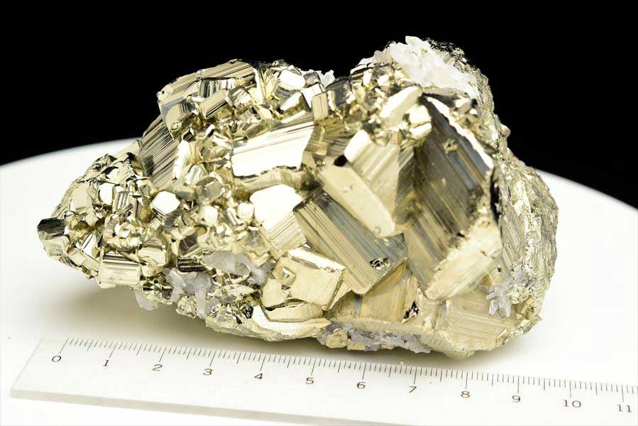 ペルー産　ワンサラ　パイライト　原石　クラスター　黄鉄鉱　Huanzala Huallanca Pyrite　天然石　パワーストーン