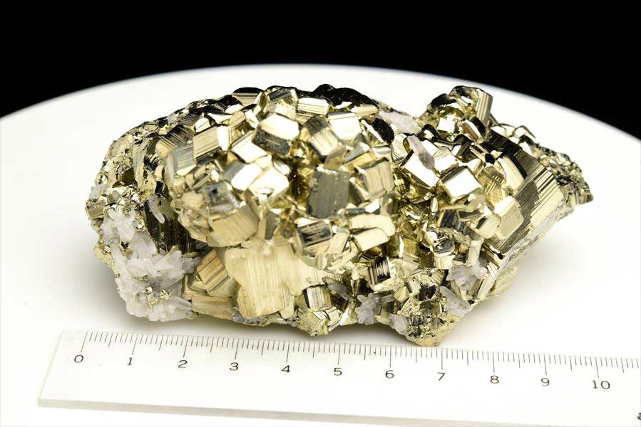 ペルー産　ワンサラ　パイライト　原石　クラスター　黄鉄鉱　Huanzala Huallanca Pyrite　天然石　パワーストーン