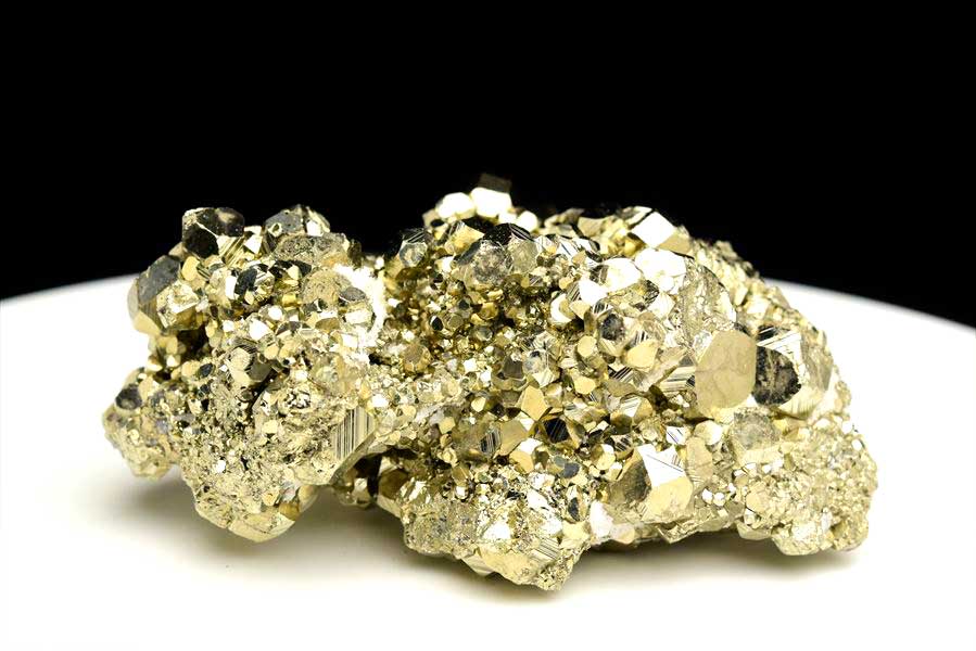 ペルー産　ワンサラ　パイライト　原石　クラスター　黄鉄鉱　Huanzala Huallanca Pyrite　天然石　パワーストーン