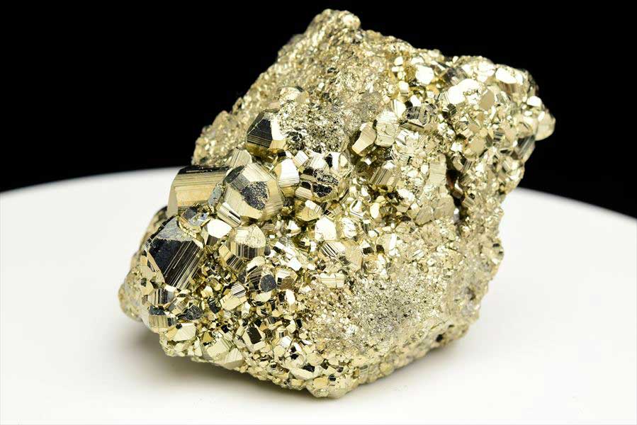 ペルー産　ワンサラ　パイライト　原石　クラスター　黄鉄鉱　Huanzala Huallanca Pyrite　天然石　パワーストーン