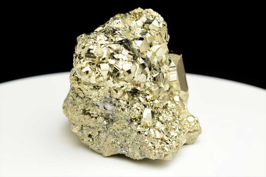 ペルー産　ワンサラ　パイライト　原石　クラスター　黄鉄鉱　Huanzala Huallanca Pyrite　天然石　パワーストーン