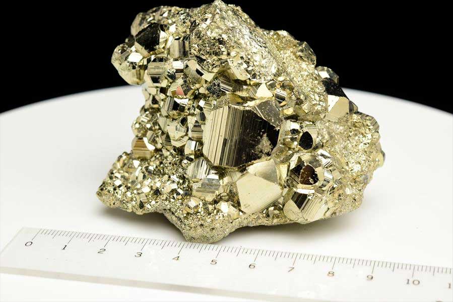 ペルー産　ワンサラ　パイライト　原石　クラスター　黄鉄鉱　Huanzala Huallanca Pyrite　天然石　パワーストーン