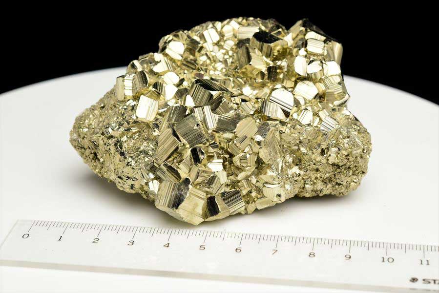 ペルー産　ワンサラ　パイライト　原石　クラスター　黄鉄鉱　Huanzala Huallanca Pyrite　天然石　パワーストーン