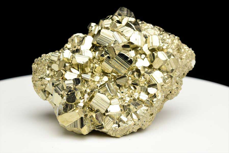 ペルー産　ワンサラ　パイライト　原石　クラスター　黄鉄鉱　Huanzala Huallanca Pyrite　天然石　パワーストーン