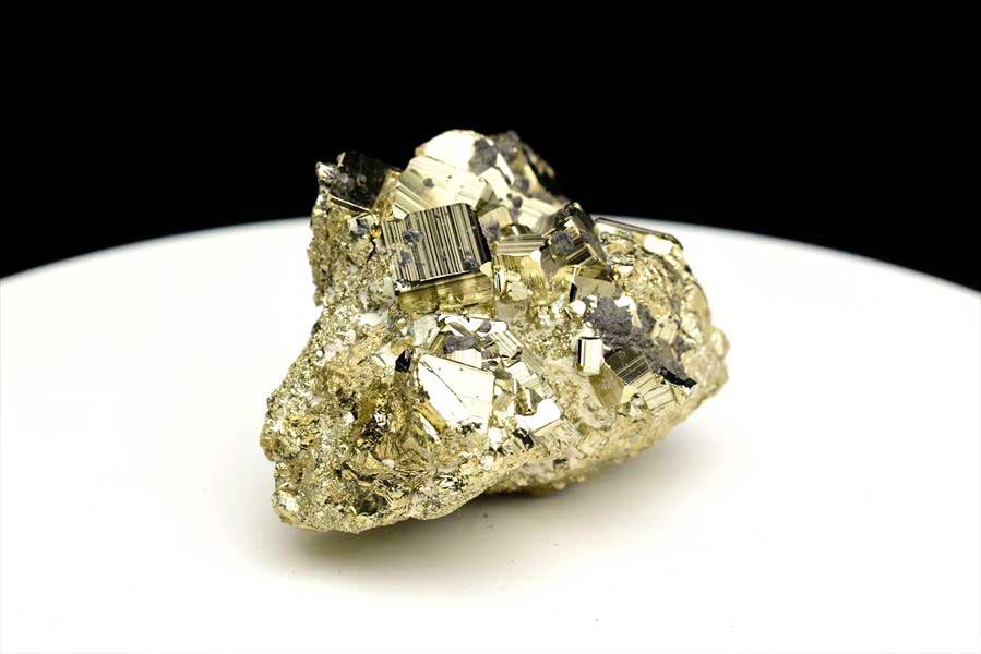 ペルー産　ワンサラ　パイライト　原石　クラスター　黄鉄鉱　Huanzala Huallanca Pyrite　天然石　パワーストーン