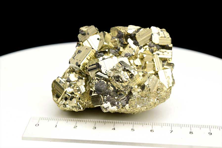 ペルー産　ワンサラ　パイライト　原石　クラスター　黄鉄鉱　Huanzala Huallanca Pyrite　天然石　パワーストーン