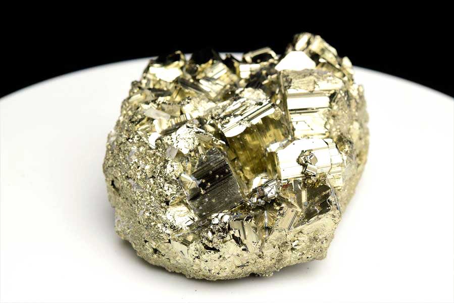 ペルー産　ワンサラ　パイライト　原石　クラスター　黄鉄鉱　Huanzala Huallanca Pyrite　天然石　パワーストーン