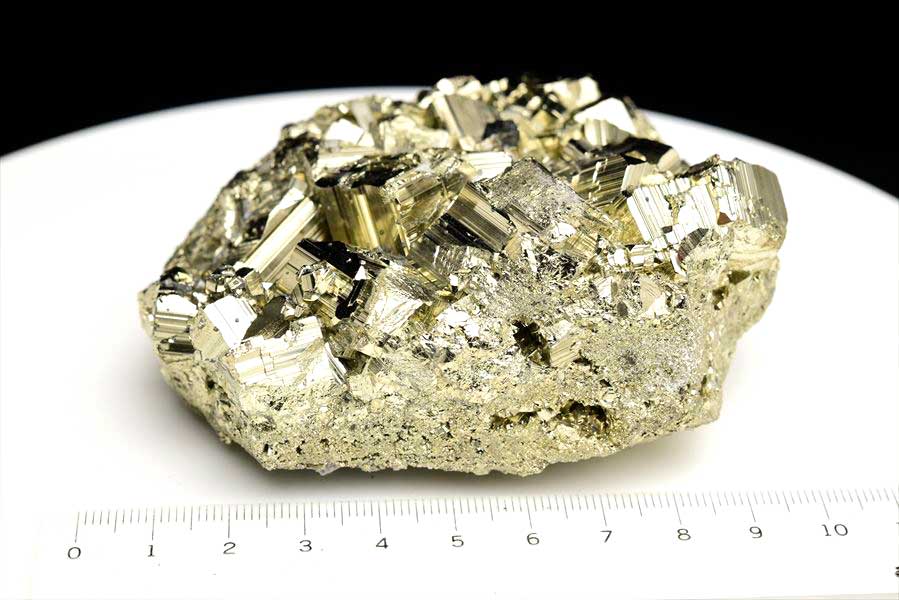 ペルー産　ワンサラ　パイライト　原石　クラスター　黄鉄鉱　Huanzala Huallanca Pyrite　天然石　パワーストーン