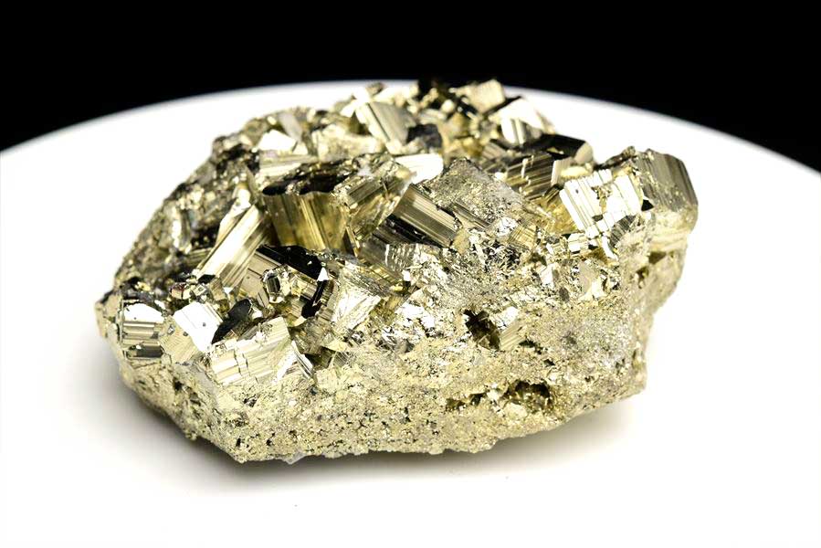 ペルー産　ワンサラ　パイライト　原石　クラスター　黄鉄鉱　Huanzala Huallanca Pyrite　天然石　パワーストーン