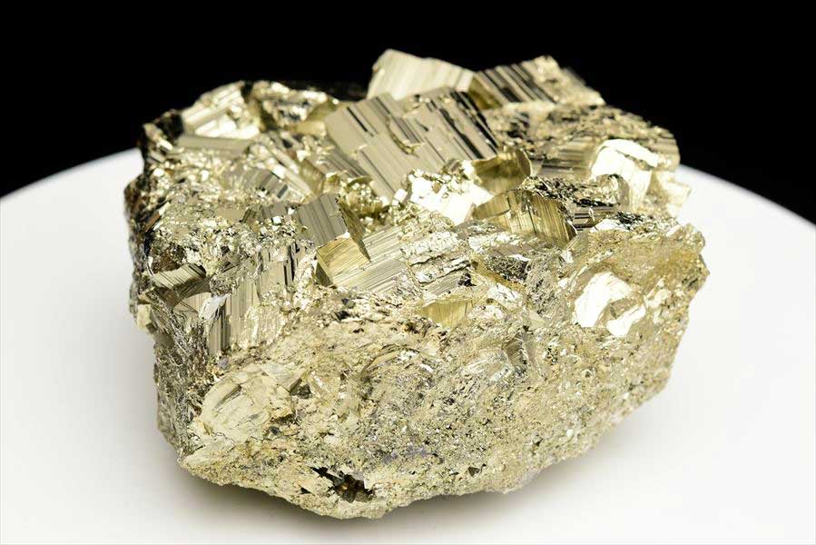 ペルー産　ワンサラ　パイライト　原石　クラスター　黄鉄鉱　Huanzala Huallanca Pyrite　天然石　パワーストーン