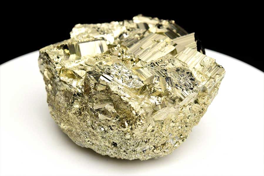 ペルー産　ワンサラ　パイライト　原石　クラスター　黄鉄鉱　Huanzala Huallanca Pyrite　天然石　パワーストーン