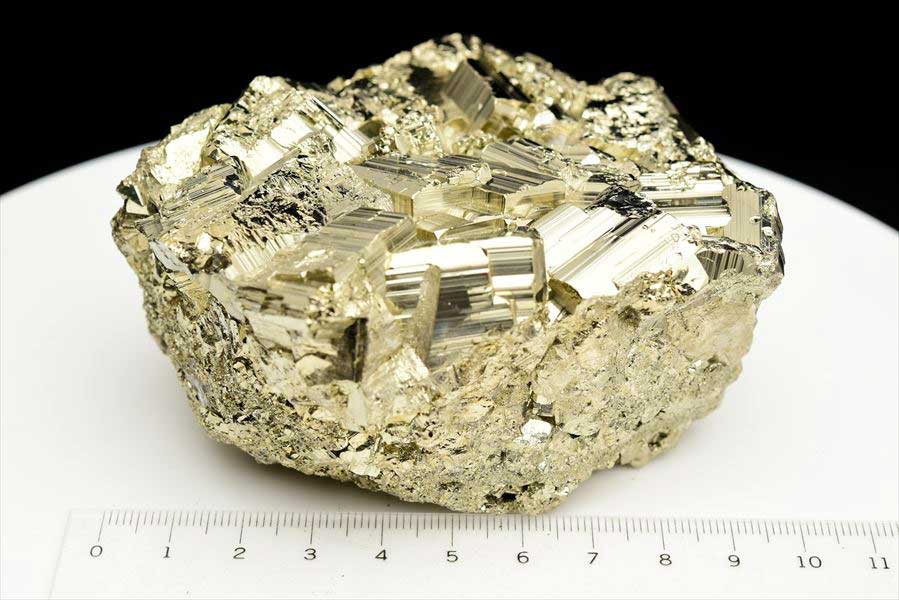 ペルー産　ワンサラ　パイライト　原石　クラスター　黄鉄鉱　Huanzala Huallanca Pyrite　天然石　パワーストーン