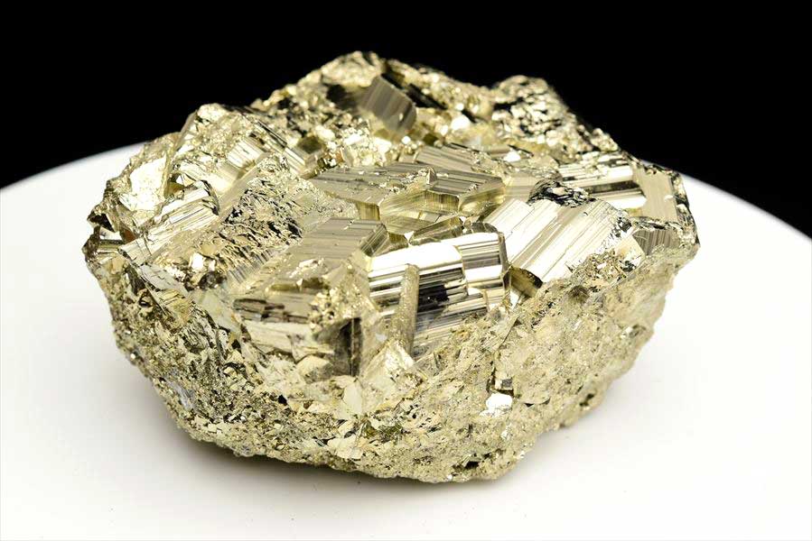 ペルー産　ワンサラ　パイライト　原石　クラスター　黄鉄鉱　Huanzala Huallanca Pyrite　天然石　パワーストーン