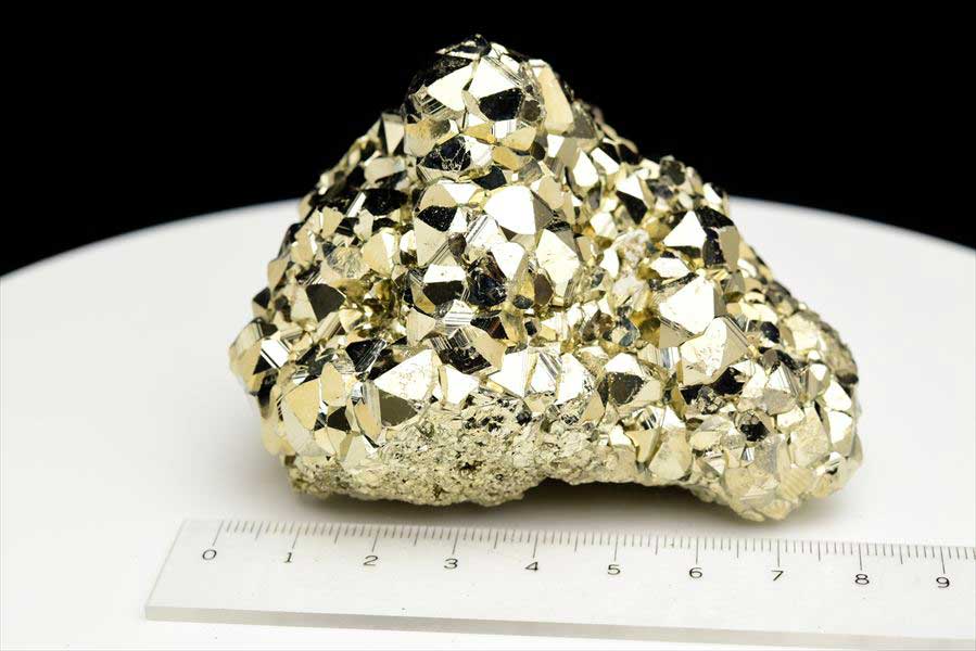 ペルー産　ワンサラ　パイライト　原石　クラスター　黄鉄鉱　Huanzala Huallanca Pyrite　天然石　パワーストーン