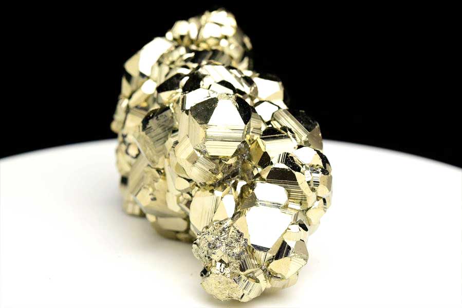 ペルー産　ワンサラ　パイライト　原石　クラスター　黄鉄鉱　Huanzala Huallanca Pyrite　天然石　パワーストーン