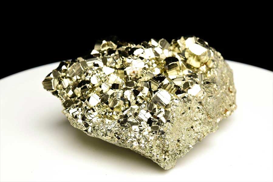 ペルー産　ワンサラ　パイライト　原石　クラスター　黄鉄鉱　Huanzala Huallanca Pyrite　天然石　パワーストーン