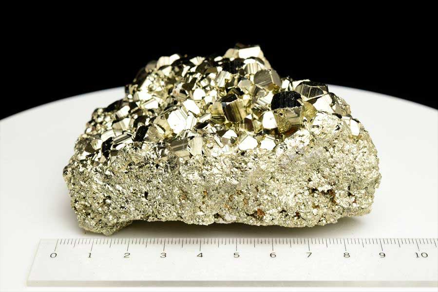 ペルー産　ワンサラ　パイライト　原石　クラスター　黄鉄鉱　Huanzala Huallanca Pyrite　天然石　パワーストーン