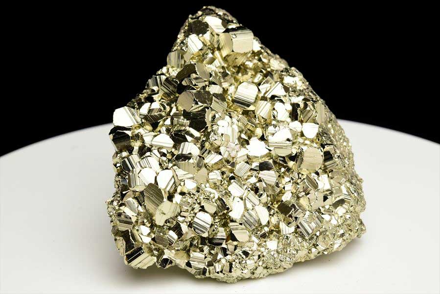 ペルー産　ワンサラ　パイライト　原石　クラスター　黄鉄鉱　Huanzala Huallanca Pyrite　天然石　パワーストーン