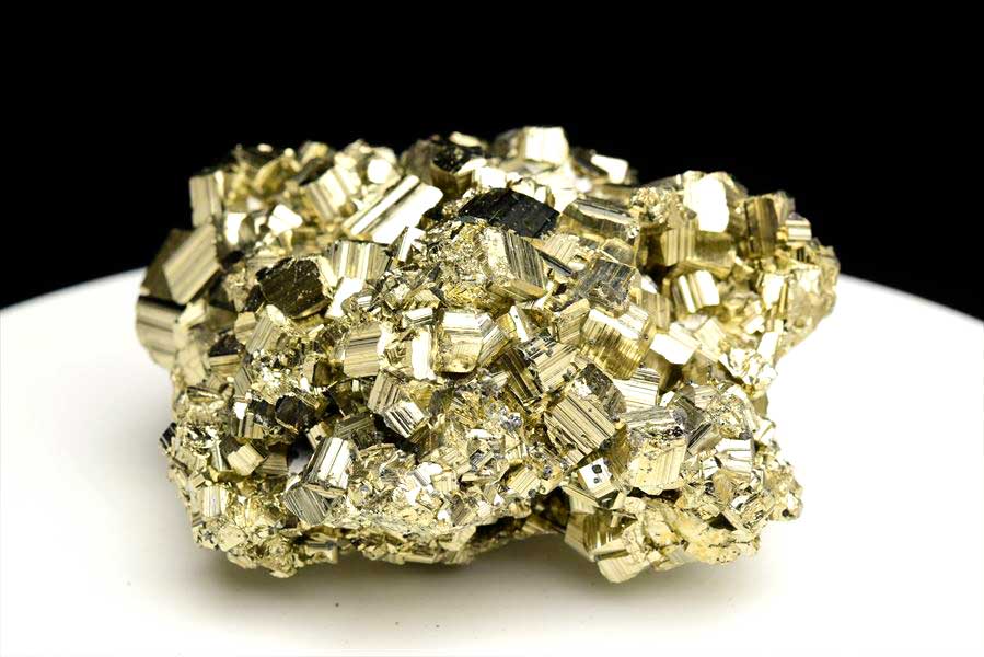 ペルー産　ワンサラ　パイライト　原石　クラスター　黄鉄鉱　Huanzala Huallanca Pyrite　天然石　パワーストーン