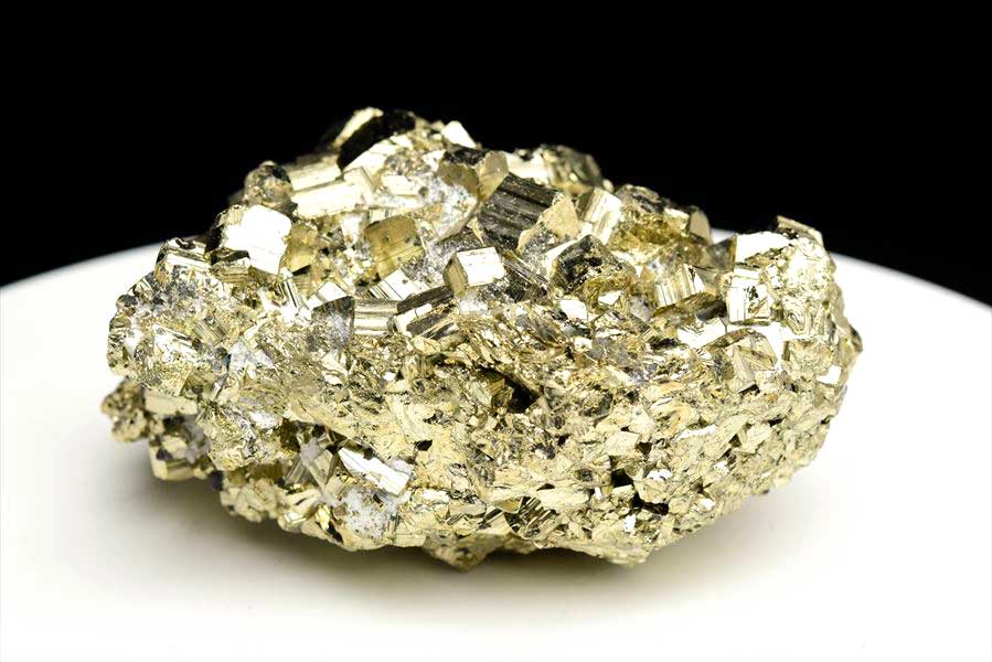 ペルー産　ワンサラ　パイライト　原石　クラスター　黄鉄鉱　Huanzala Huallanca Pyrite　天然石　パワーストーン