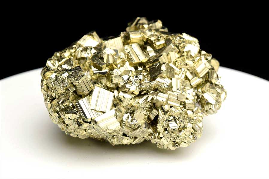 ペルー産　ワンサラ　パイライト　原石　クラスター　黄鉄鉱　Huanzala Huallanca Pyrite　天然石　パワーストーン