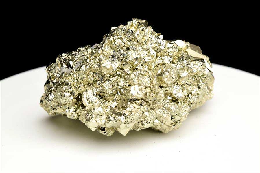 ペルー産　ワンサラ　パイライト　原石　クラスター　黄鉄鉱　Huanzala Huallanca Pyrite　天然石　パワーストーン