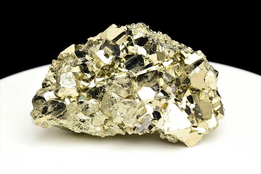 ペルー産　ワンサラ　パイライト　原石　クラスター　黄鉄鉱　Huanzala Huallanca Pyrite　天然石　パワーストーン