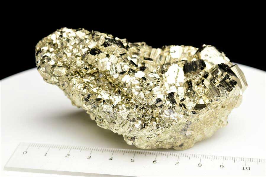 ペルー産　ワンサラ　パイライト　原石　クラスター　黄鉄鉱　Huanzala Huallanca Pyrite　天然石　パワーストーン