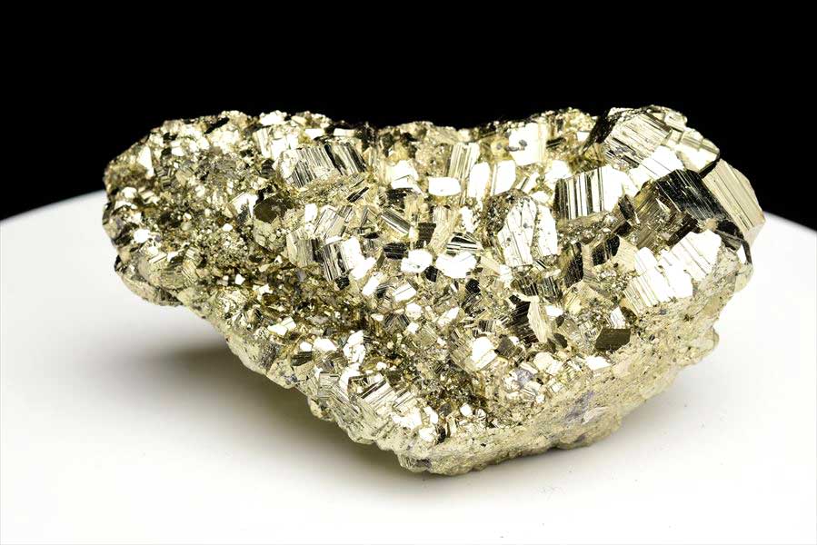 ペルー産　ワンサラ　パイライト　原石　クラスター　黄鉄鉱　Huanzala Huallanca Pyrite　天然石　パワーストーン