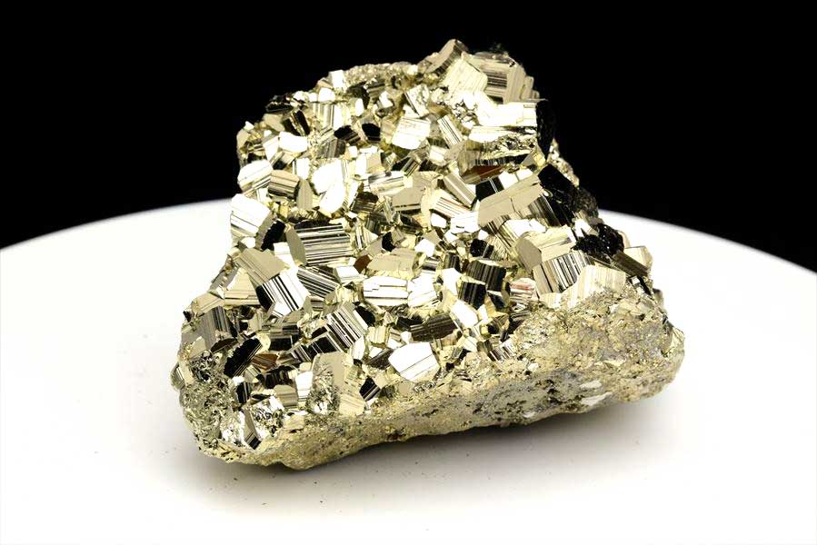 ペルー産　ワンサラ　パイライト　原石　クラスター　黄鉄鉱　Huanzala Huallanca Pyrite　天然石　パワーストーン