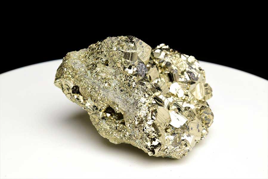 ペルー産　ワンサラ　パイライト　原石　クラスター　黄鉄鉱　Huanzala Huallanca Pyrite　天然石　パワーストーン