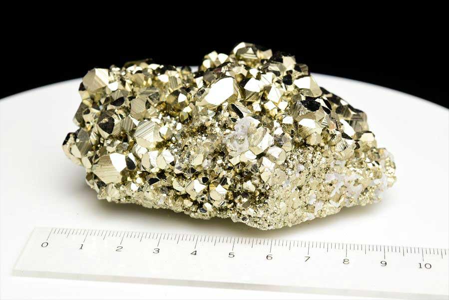 ペルー産　ワンサラ　パイライト　原石　クラスター　黄鉄鉱　Huanzala Huallanca Pyrite　天然石　パワーストーン