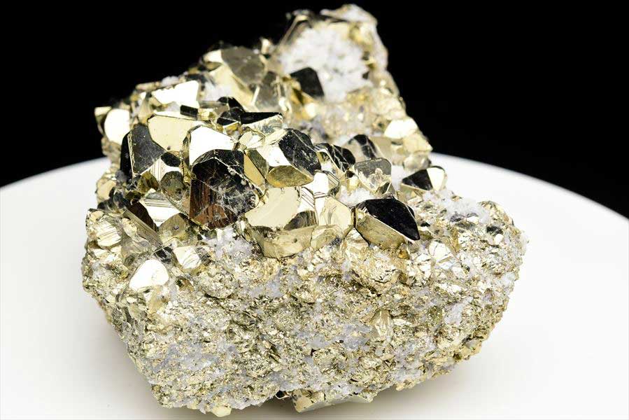 ペルー産　ワンサラ　パイライト　原石　クラスター　黄鉄鉱　Huanzala Huallanca Pyrite　天然石　パワーストーン