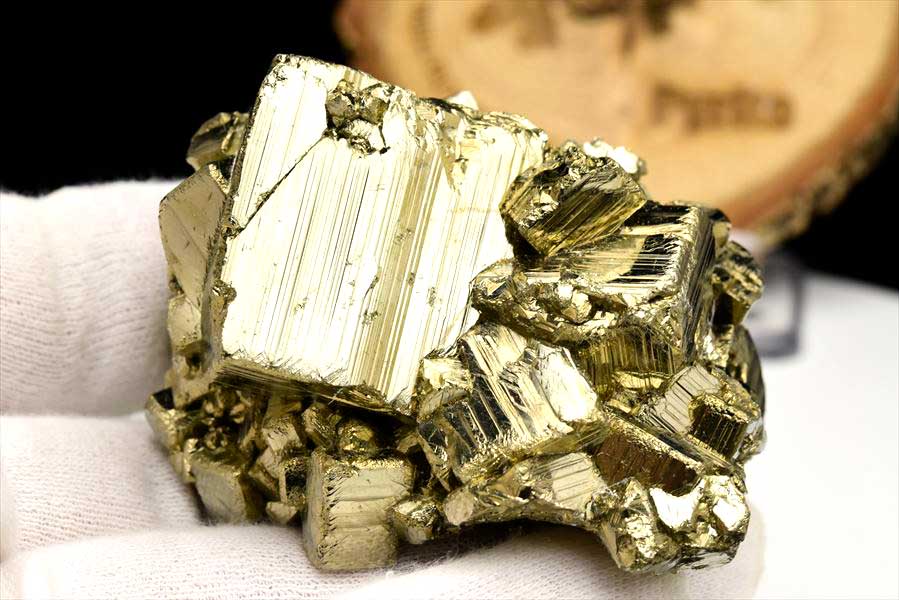 ペルー産　ラクラカンチャ　パイライト　原石　鉱物　黄鉄鉱　 Racracancha　Pyrite　天然石　パワーストーン